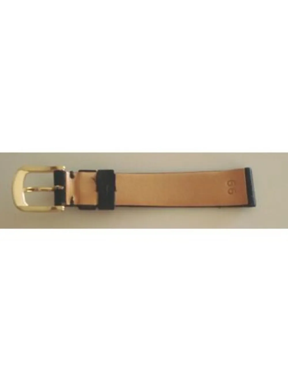 BNWOT - Black Satin and Leather Watch Strap Handmade in France